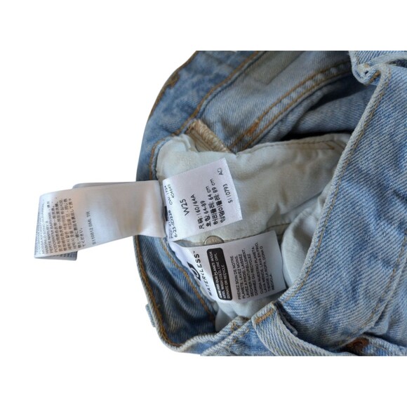 Levi's Denim Shorts Women's 25 Blue 501 Premium Button Fly Cutoff Cotton - Picture 3 of 3